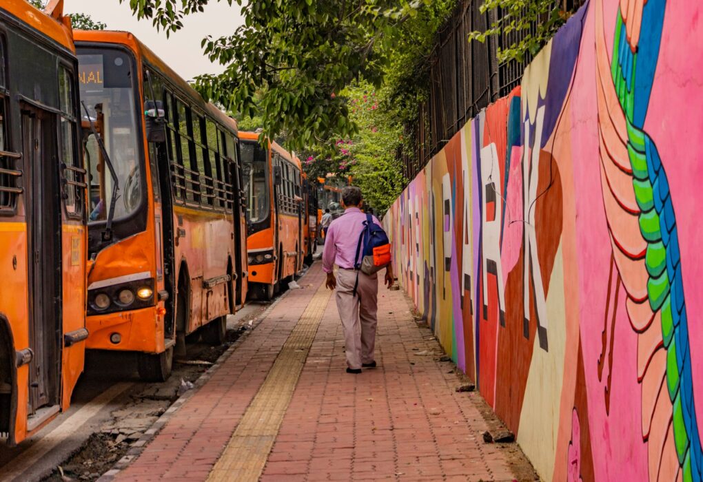 Delhi electric buses